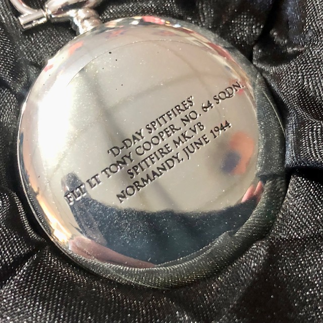 Armoury Antiques and Militaria Ref XXX WW2 Spitfire Pocket Watch.